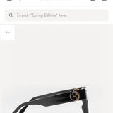 Lifestyle view of Louis Vuitton unisex sunglasses