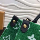 Back view of signature statement women's handbag – women's everyday handbag