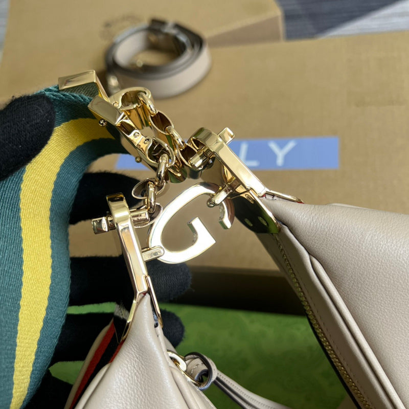 Back view of refined chic women's handbag – women's statement bag