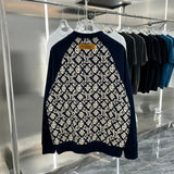 Side profile of Louis Vuitton luxury clothing with relaxed-fit cut