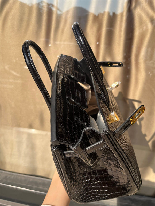 Close-up detail of tailored bag design