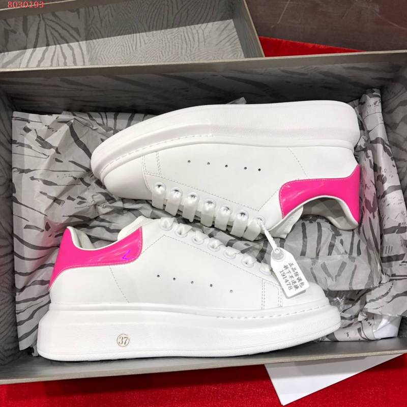 Alexander McQueen fresh white-and-black luxury sneakers view 5 streetwear statement look