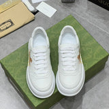 Gucci bold contrast luxury sneakers view 8 signature lace-up style