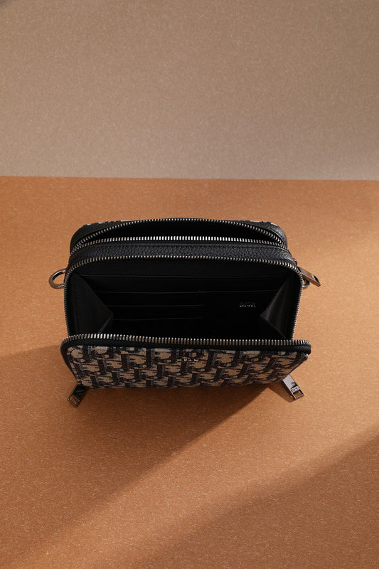 Styled lifestyle shot of signature statement women's handbag – women's premium purse