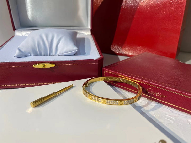 Side view of Cartier unisex jewelry piece