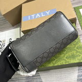 Side profile of signature statement women's handbag – women's designer-style accessory