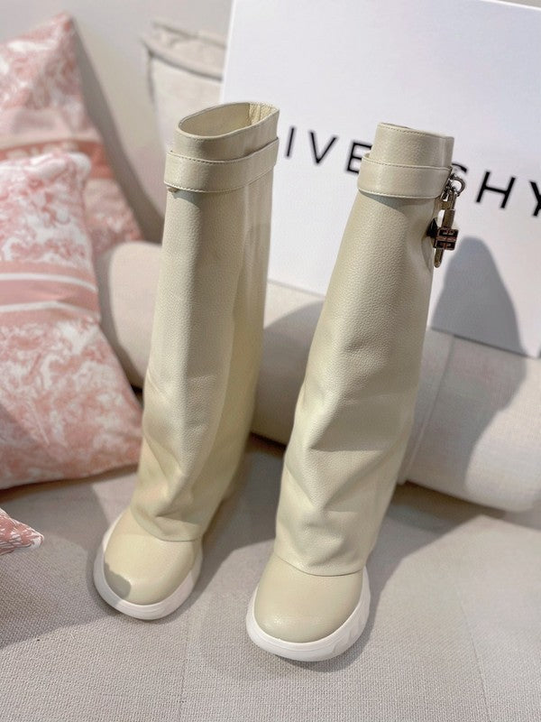 Givenchy Black Platform Heels - Lifestyle Styling Shot