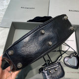 Modern Faux Leather Handbag - Modern Structured Build | Women's Luxury Handbag #375 - hardware and detail close-up (image 5) of designer-inspired handbag