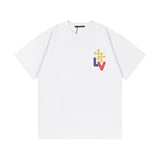 Back view of Louis Vuitton cotton t-shirt with relaxed-fit cut