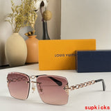 Angled view of Louis Vuitton unisex sunglasses