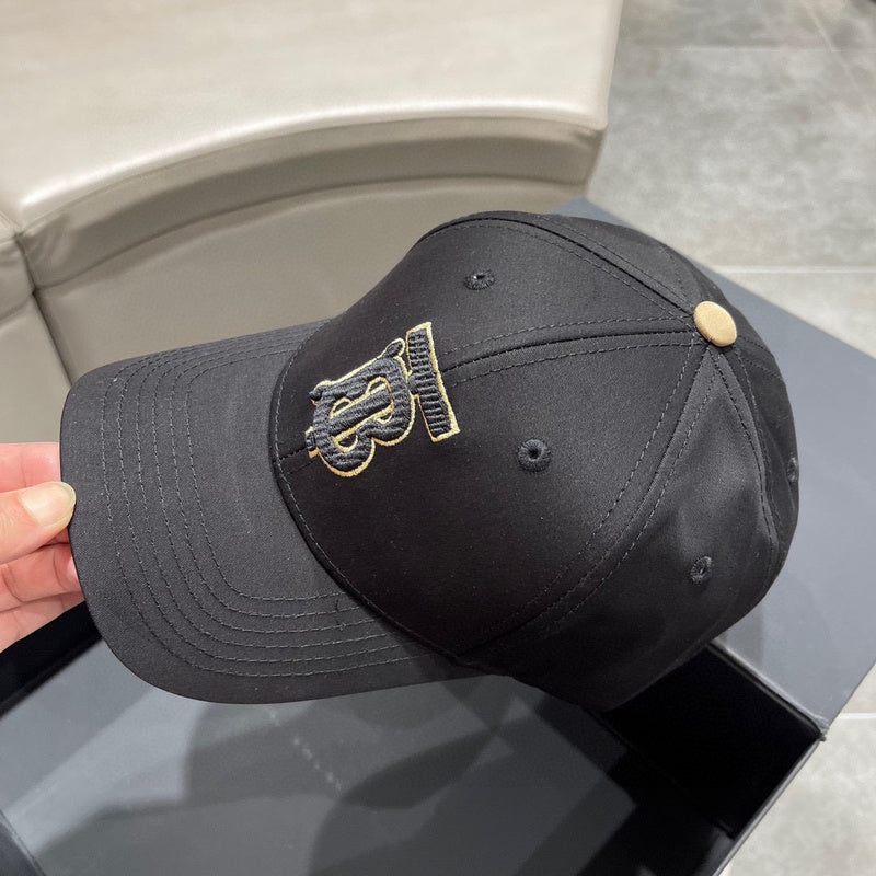 Side view of Burberry unisex cap