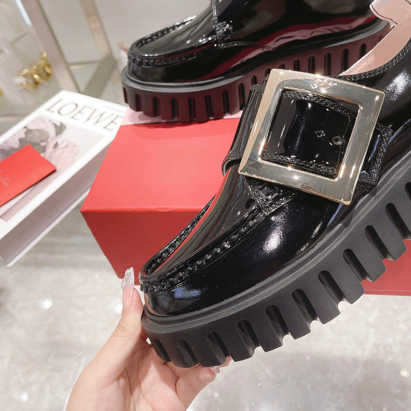 Close-up of Roger Vivier shoes craftsmanship
