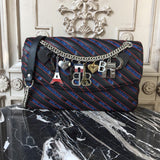 Bold Vegan Leather Handbag - Versatile Everyday Design | Women's Designer-Inspired Purse #838 - side angle view (image 2) of designer-inspired handbag