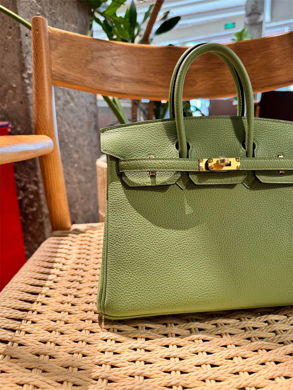 Side view of smart structured handbag