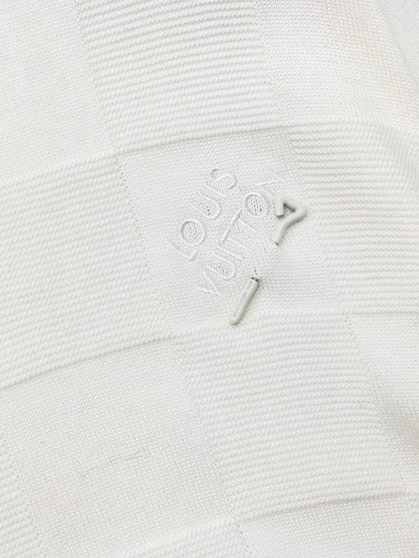 Full styled look of Louis Vuitton luxury clothing with signature branding