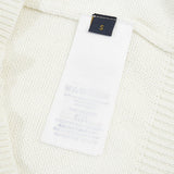 Close-up detail shot of Louis Vuitton luxury clothing with runway-inspired design