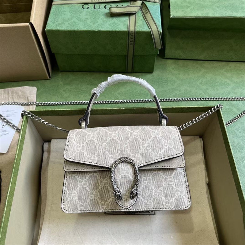 Interior view of chic modern women's handbag – women's statement bag