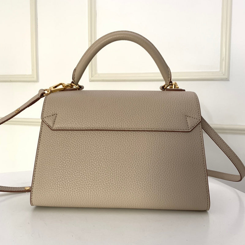 Close-up detail of statement everyday-luxe women's handbag – women's designer-style accessory