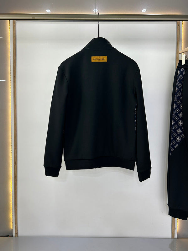 Front view of Louis Vuitton luxury clothing with runway-inspired design