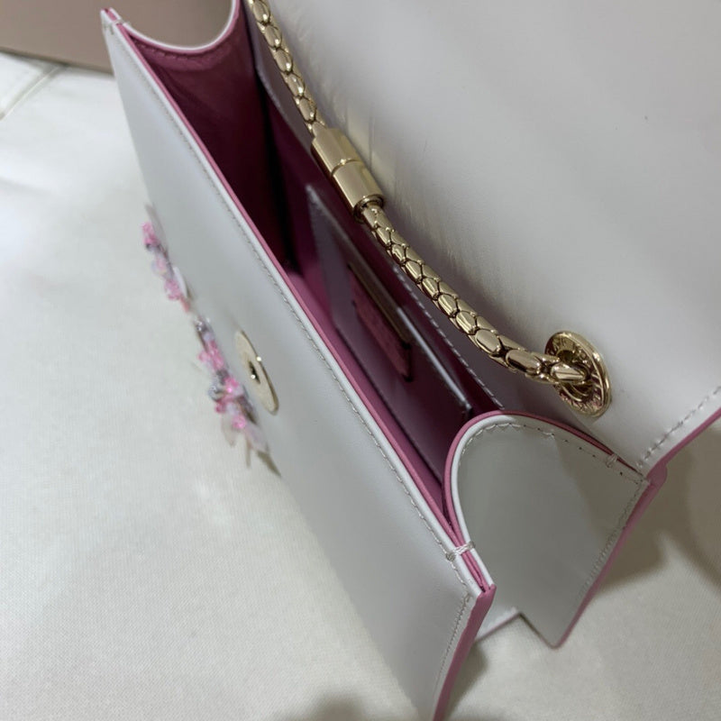 Chic Vegan Leather Handbag - Statement Silhouette | Women's Designer-Inspired Purse #1777 - interior view (image 6) of designer-inspired handbag