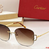 Front view of Cartier unisex sunglasses