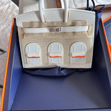 Side view of everyday-ready structured handbag