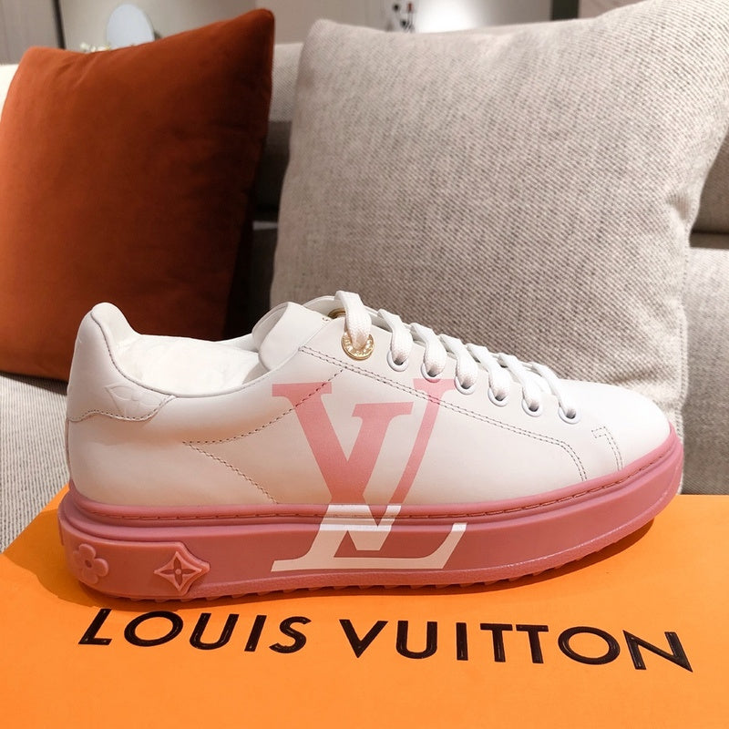 Close-up of Louis Vuitton shoes craftsmanship