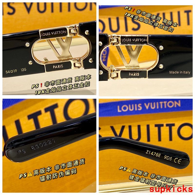 Lifestyle view of Louis Vuitton unisex sunglasses