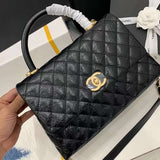 Zivas Charm Polished Finish Everyday Handbag (Structured Everyday Essential) – Interior View