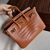  Sophisticated tote bag carried on shoulder