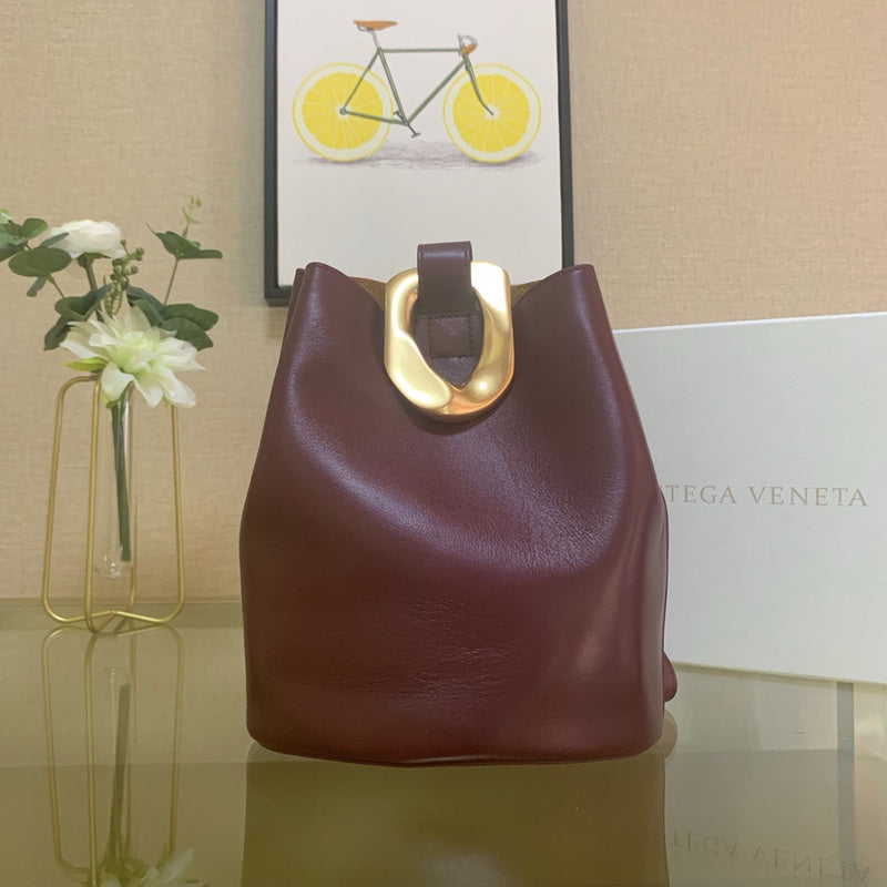 Modern Faux Leather Handbag - Polished Finish | Women's Fashion Handbag #1749 - alternate angle view (image 8) of designer-inspired handbag