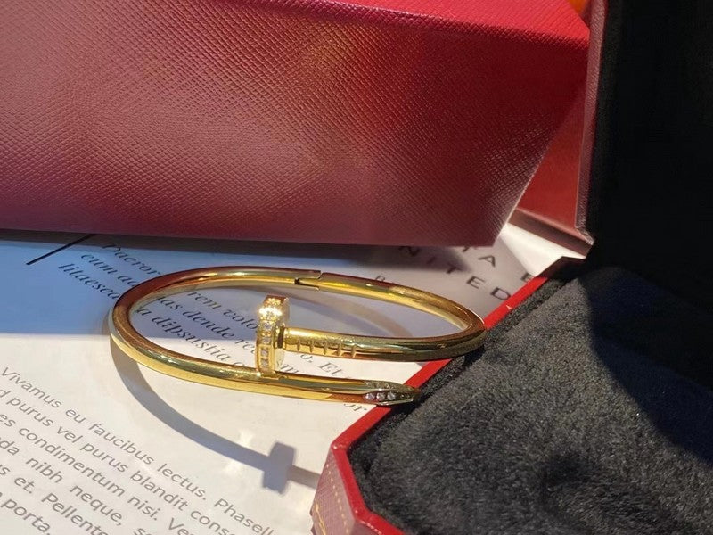 Front view of Cartier unisex jewelry piece