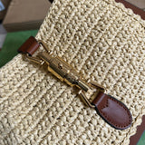Close-up detail of modernist bag design