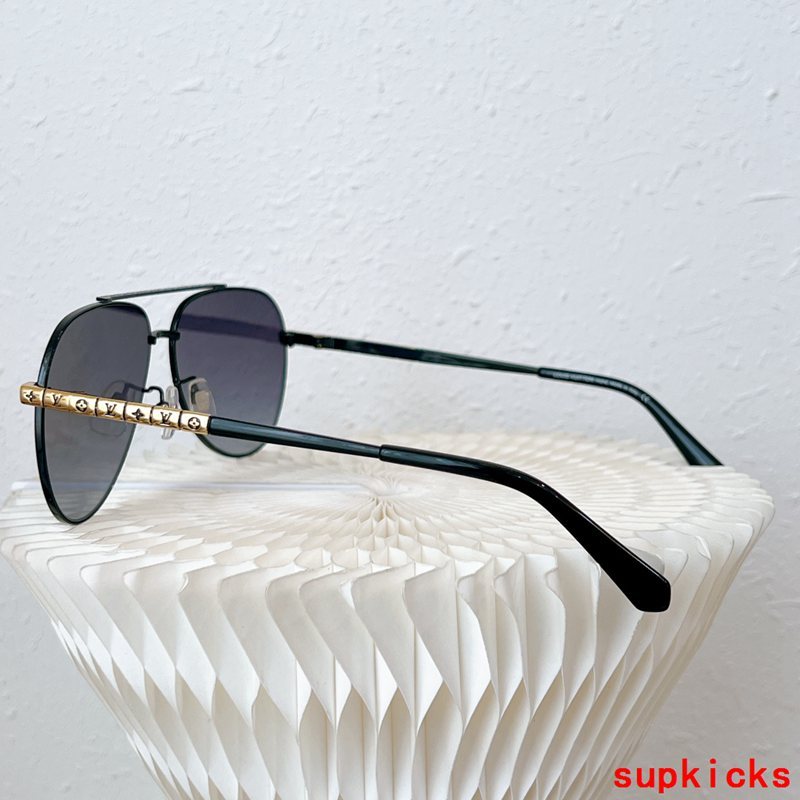 Side view of Louis Vuitton unisex sunglasses