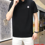 Side profile of Moncler luxury clothing with contemporary cut