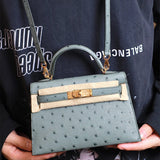  structured bag close-up of hardware and finish 11