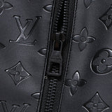 Back view of Louis Vuitton luxury clothing with signature branding