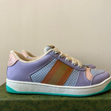 Gucci classic monochrome luxury sneakers view 7 heritage-inspired look
