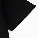 Close-up detail shot of Louis Vuitton cotton t-shirt with contemporary cut