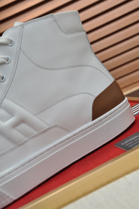 Hermes shoes Style 047 - logo and branding close-up