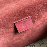 Side profile of classic chic women's handbag – women's luxury accessory