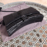 Back view of chic classic women's handbag – women's luxury accessory