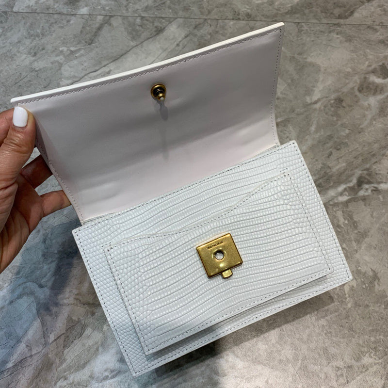 Sophisticated Faux Leather Handbag - Premium Craftsmanship Detailing | Women's Fashion Handbag #844 - alternate angle view (image 8) of designer-inspired handbag