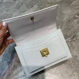 Sophisticated Faux Leather Handbag - Premium Craftsmanship Detailing | Women's Fashion Handbag #844 - alternate angle view (image 8) of designer-inspired handbag