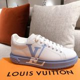 Close-up of Louis Vuitton shoes craftsmanship