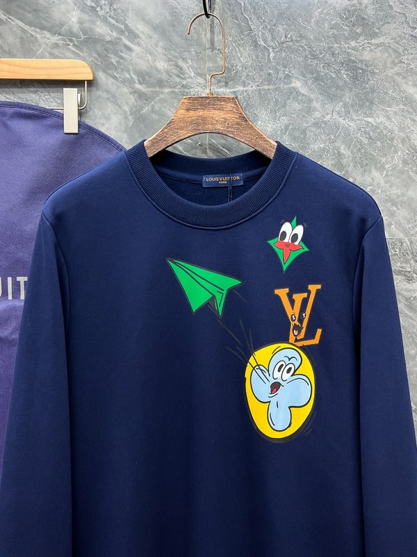 Full styled look of Louis Vuitton luxury clothing with tailored silhouette