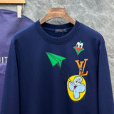 Full styled look of Louis Vuitton luxury clothing with tailored silhouette