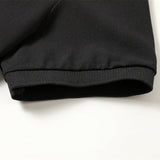 Back view of Polo cotton polo shirt with logo-detail design