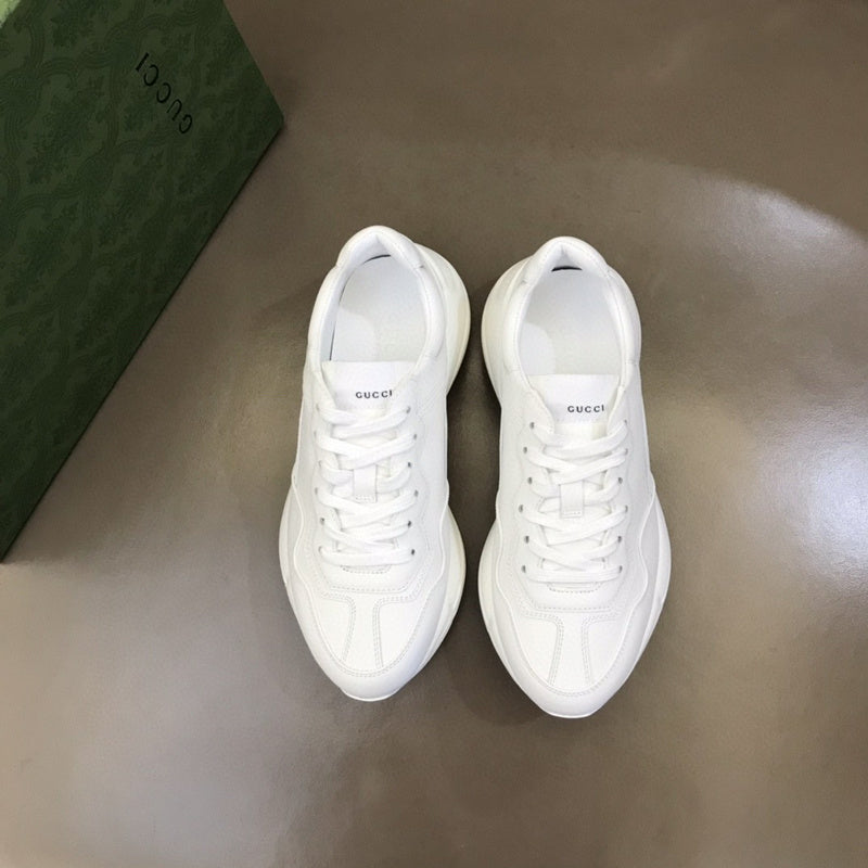 Gucci bold contrast luxury sneakers view 10 signature lace-up style