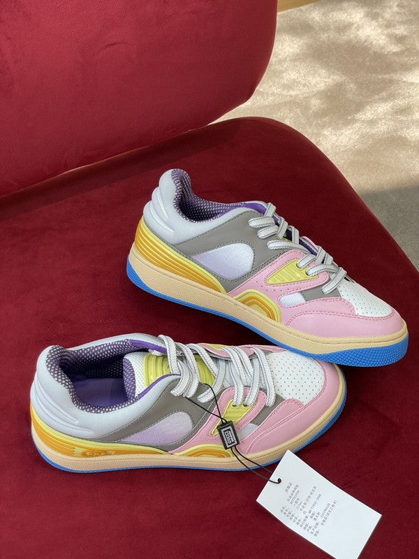 Gucci stone beige luxury sneakers view 6 premium leather build